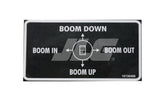 10130489 Decal, Boom Control W/Aux. (Supersedes 30489A) | JLG